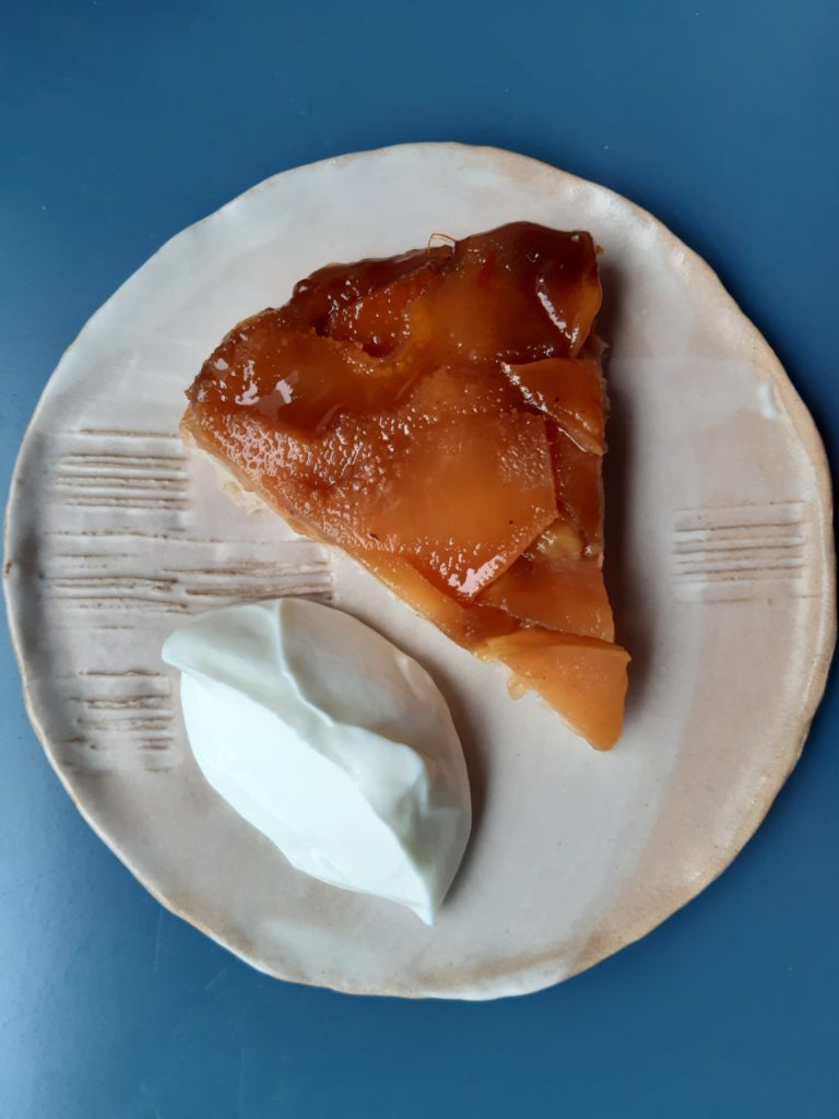 Tarte Tatin coings Automne Cuisine végétale