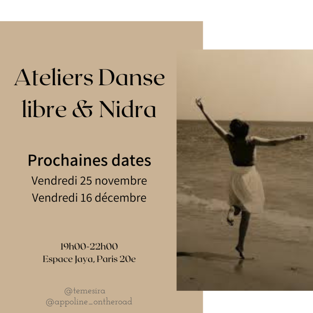 Ateliers mensuels Danse libre & Yoga Nidra, Paris 20e