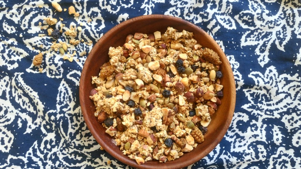 Granola maison graines noix fruits secs DIY home made temesira